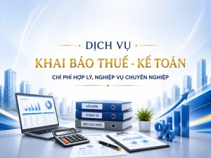 Dịch vụ khai báo thuế, kế toán