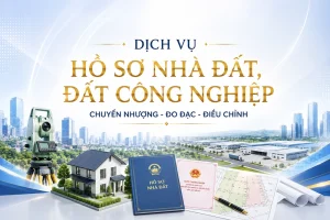 Dịch vụ thwujc hiện hồ sơ nhà đất, đo đạc, chuyển nhượng